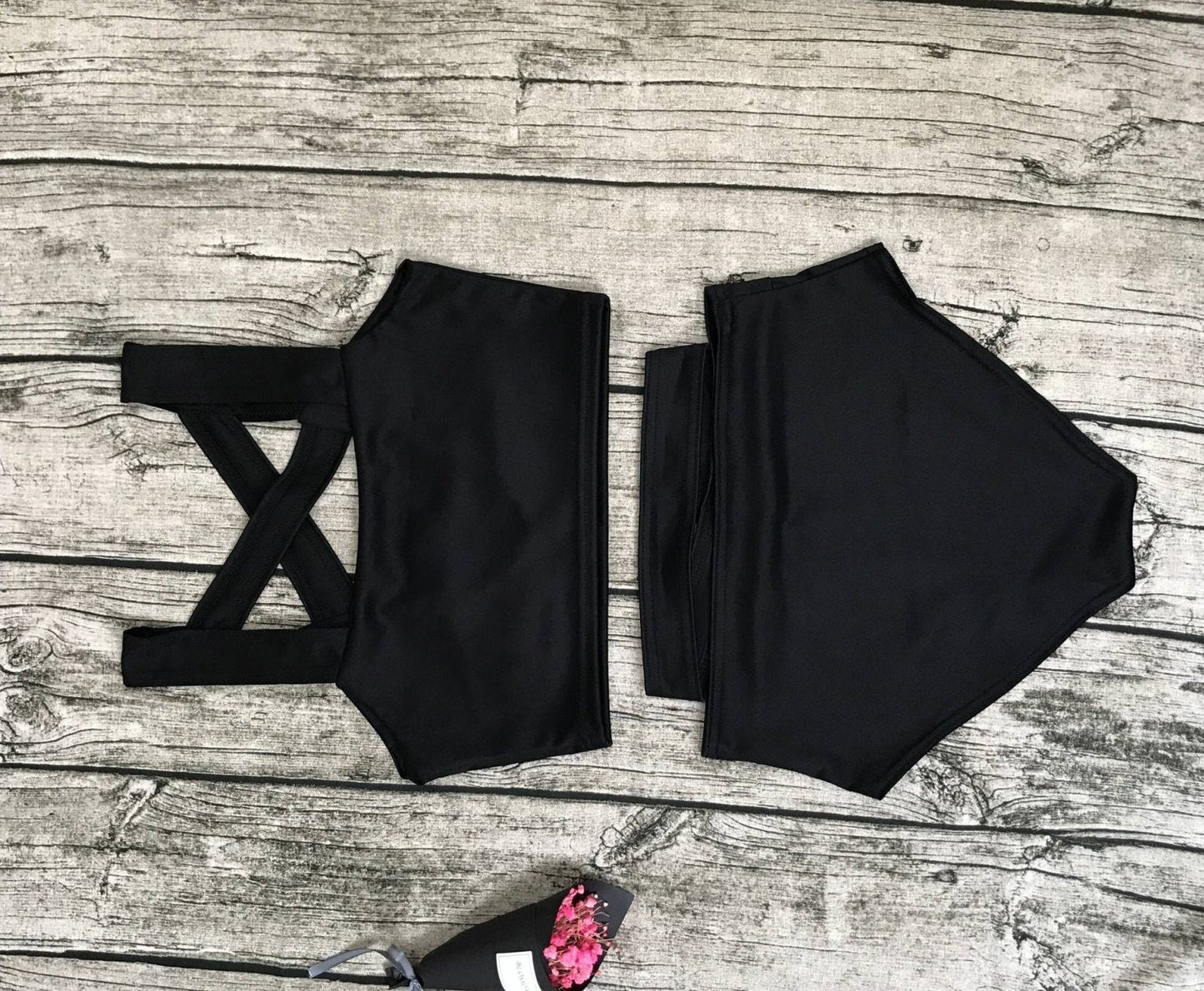 11 Colors Solid Color Bikini Swimsuit In 5 Size