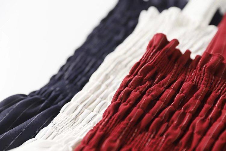 3 Colors Sexy Slim Pleated Camisole Tops For Vacation Beach Holiday