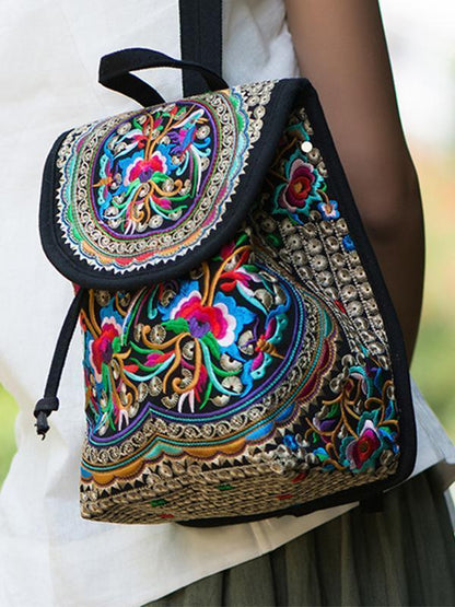National Exquisite Embroidered Mini Shoulder Bag