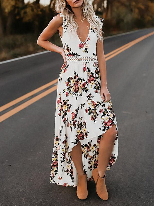 Floral Print Maxi Dress