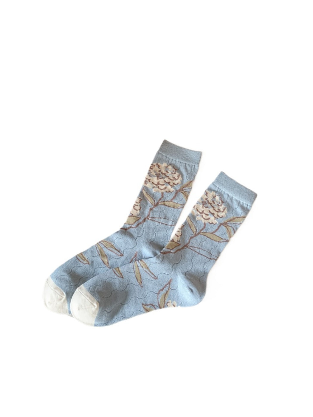Rufia - Vintage Blue Crew Socks