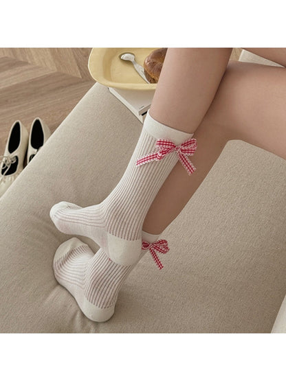 Rufia - Ballet Check Summer Socks - Classic &amp; Airy