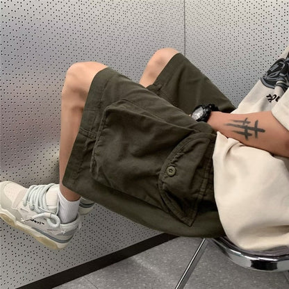 Men's Vintage Casual Multi-Pocket Work Shorts