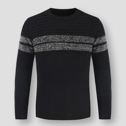 Sky Madrid Striped Knitted Pullover
