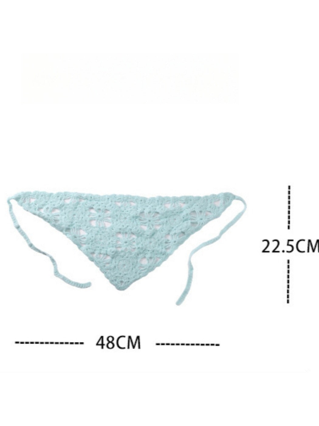 Haila - Boho Style Hollow Crochet Triangle Headscarf