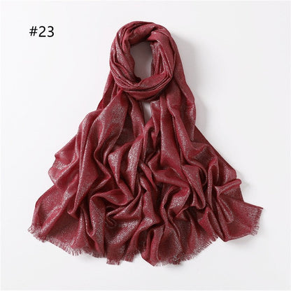 Lightweight Breathable Solid Color Scarf