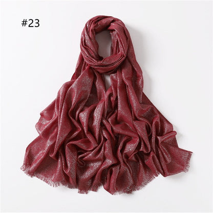 Lightweight Breathable Solid Color Scarf