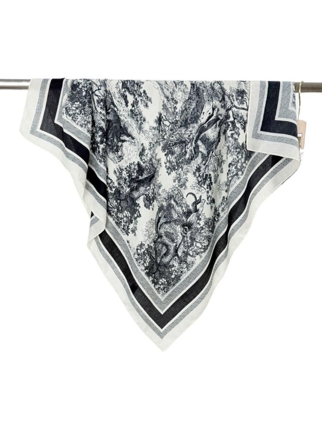 Scarvii - Jungle Print Square Scarf for Women
