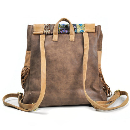 Ethnic Style Embroidered PU Bag