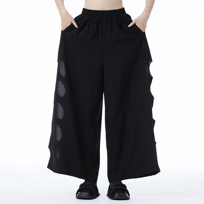 Cutout High Waist Wide Leg Pants For Women