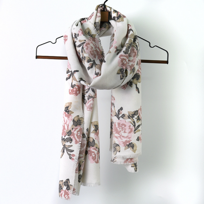 Scarvii - Rose Long Scarf for Winter