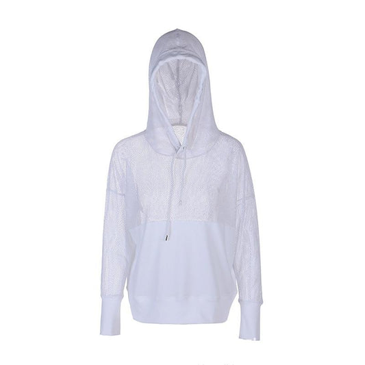 2 Colors Sport Suit Yoga Top Quick-Dry Running Shirt Gym Clothes Hooded Sport Shirt Fitness Breathable Sportswear Women Suit 30