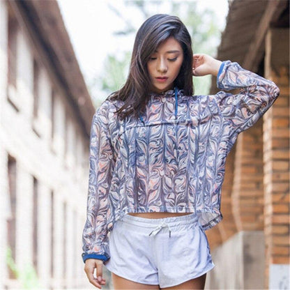 New Running Sport Jackets Women Soft Long Sleeves Breathable Quick Dry Gym Fitness Athletic Top Female Yoga Jackets T-Shirt