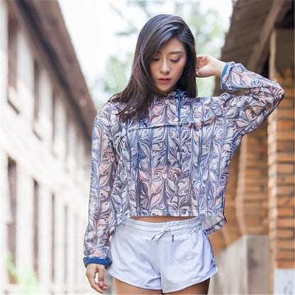 New Running Sport Jackets Women Soft Long Sleeves Breathable Quick Dry Gym Fitness Athletic Top Female Yoga Jackets T-Shirt