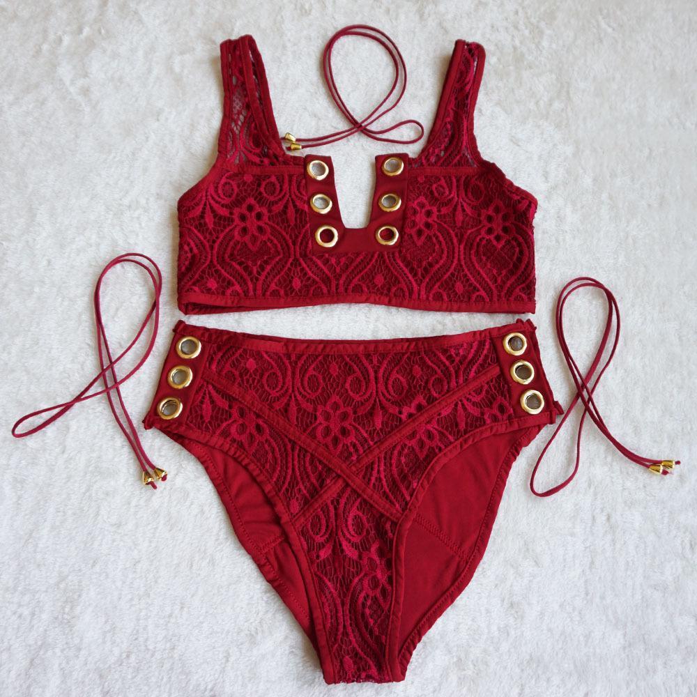 Lace Bikini 6 Color Swimsuit