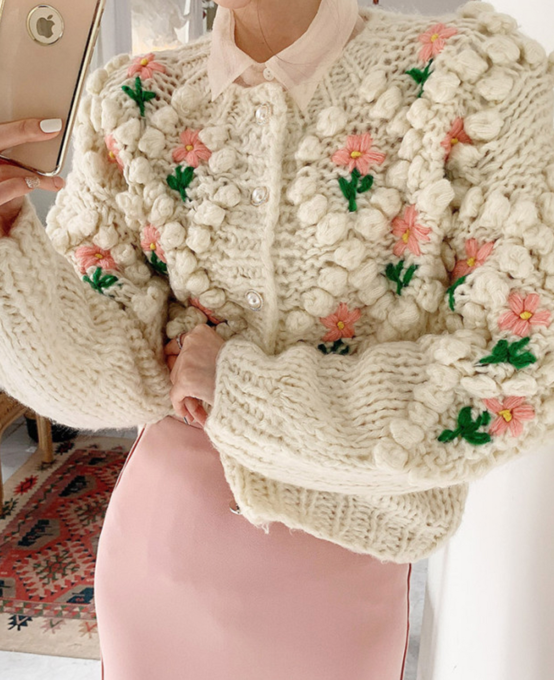 Ashli Floral Cardigan