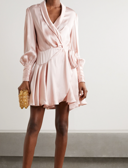 Juliette Silk Wrap Dress