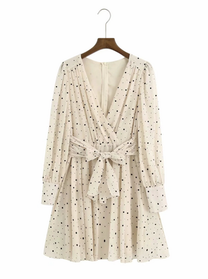 Saia Polka Dot Dress