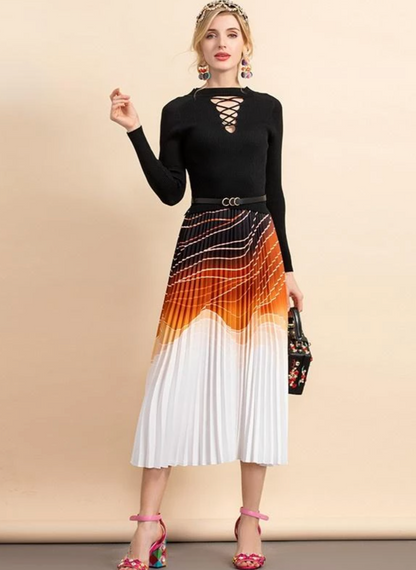Bellina Pleated Dress