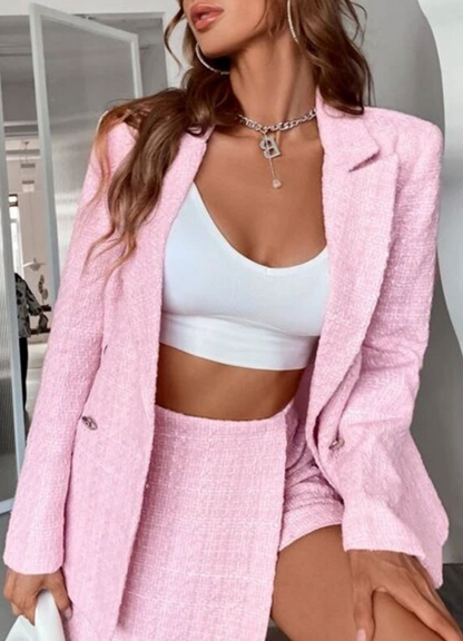 Noella Tweed Blazer & Skort