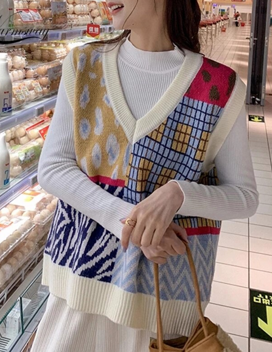 Katty Colorblock Vest