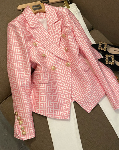 Taira Double-Breasted Blazer