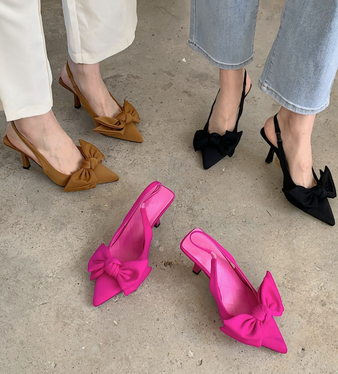 Kailia Bow-Knot Pumps