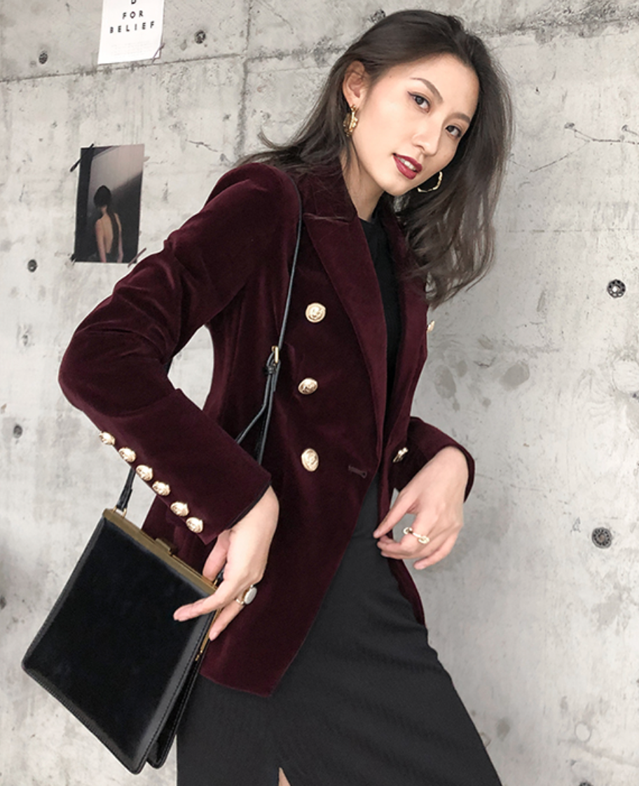 Daria Velvet Blazer