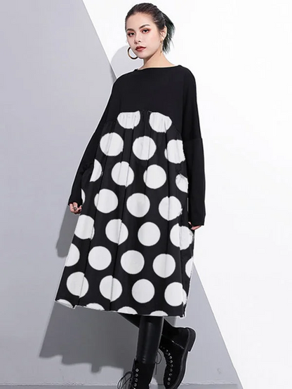 Chic Purple shift dress cotton clothing dress