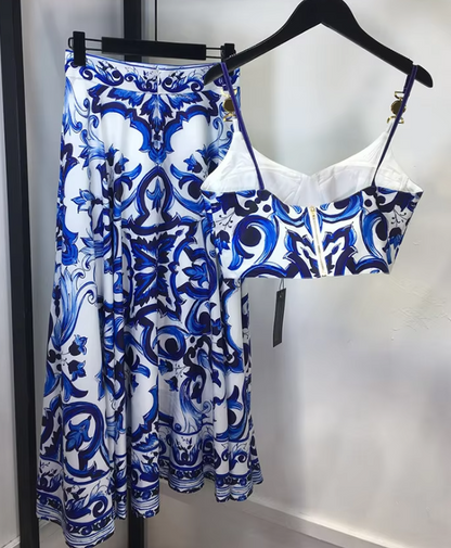 Gloria Top & Skirt Set
