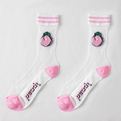Rufia - Floral Pattern Summer Socks