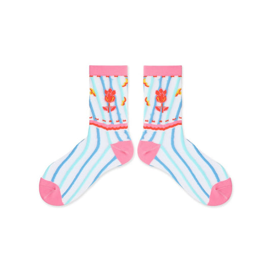 Rufia - Pastel Cartoon Socks - Breathable &amp; Soft
