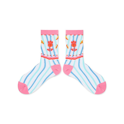 Rufia - Pastel Cartoon Socks - Breathable &amp; Soft