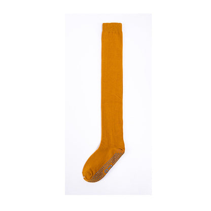 Autumn And Winter Warm Over Knee Long Yoga Socks Cotton Leggings Sock Anti Slip Dance Socks Floor Socks