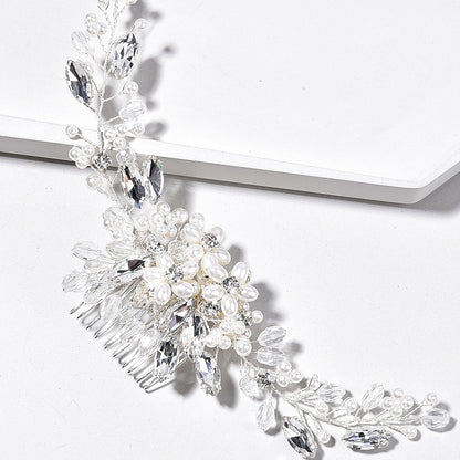 European Style Pearl Hair Comb Bridal Accessory