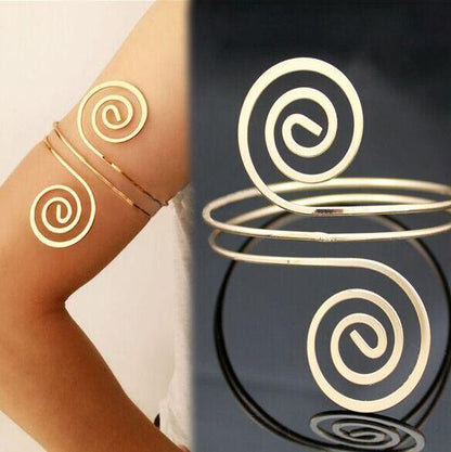 Retro Exaggerated Note Multi-Layer Arm Bracelet