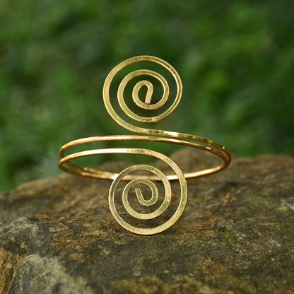 Retro Exaggerated Note Multi-Layer Arm Bracelet