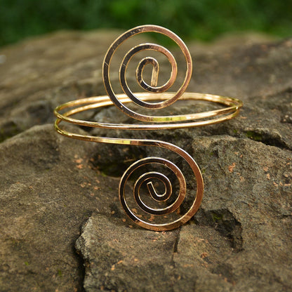 Retro Exaggerated Note Multi-Layer Arm Bracelet