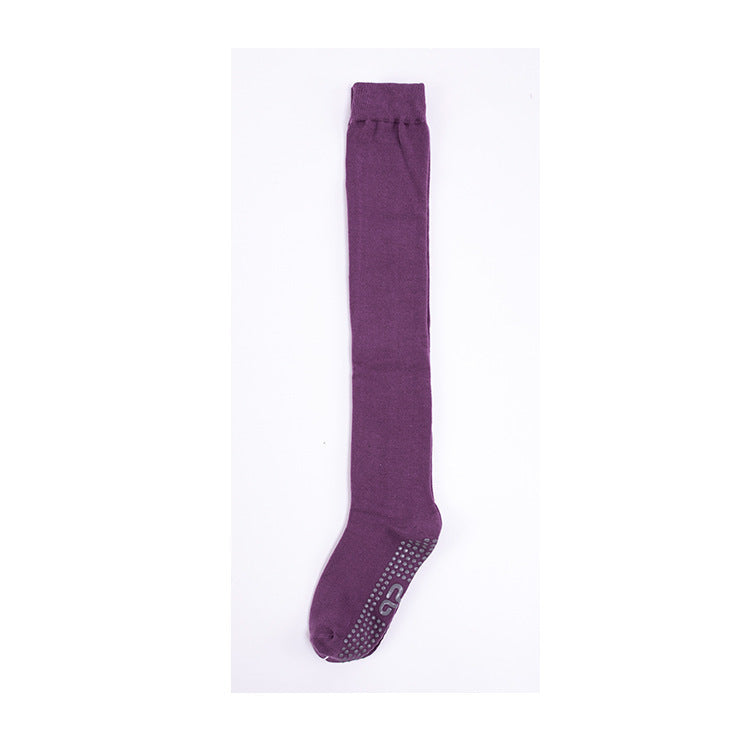 Autumn And Winter Warm Over Knee Long Yoga Socks Cotton Leggings Sock Anti Slip Dance Socks Floor Socks