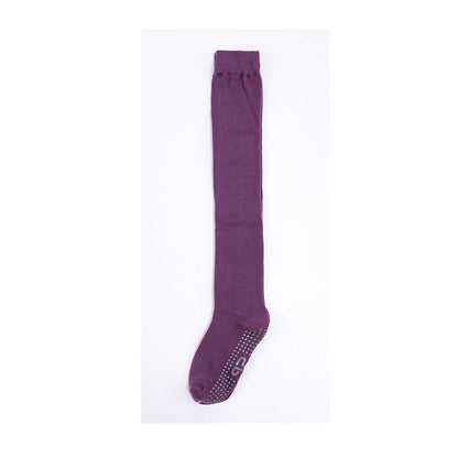Autumn And Winter Warm Over Knee Long Yoga Socks Cotton Leggings Sock Anti Slip Dance Socks Floor Socks