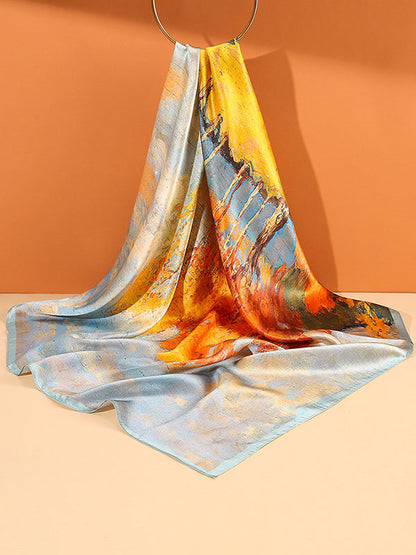 Sun-Protection Scenery Printed Shawl&Scarf