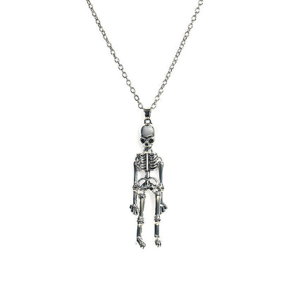 Halloween Ghost Skull Bat Pumpkin Pendant Necklace