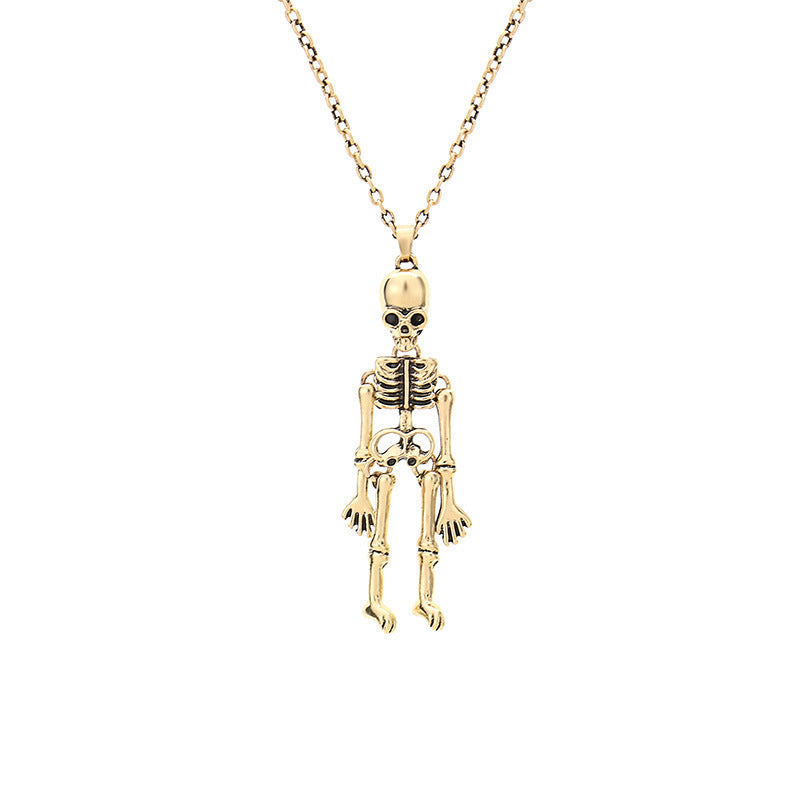 Halloween Ghost Skull Bat Pumpkin Pendant Necklace