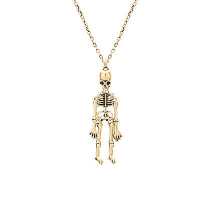 Halloween Ghost Skull Bat Pumpkin Pendant Necklace