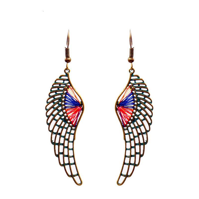 Handcrafted Bohemian Circular Earrings Vintage Style