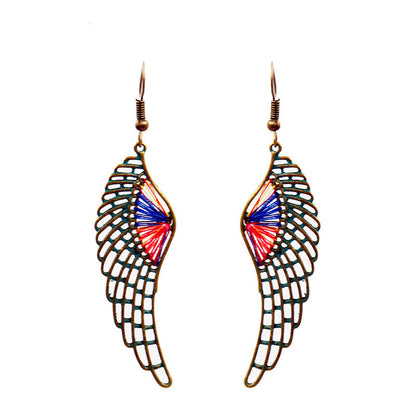 Handcrafted Bohemian Circular Earrings Vintage Style