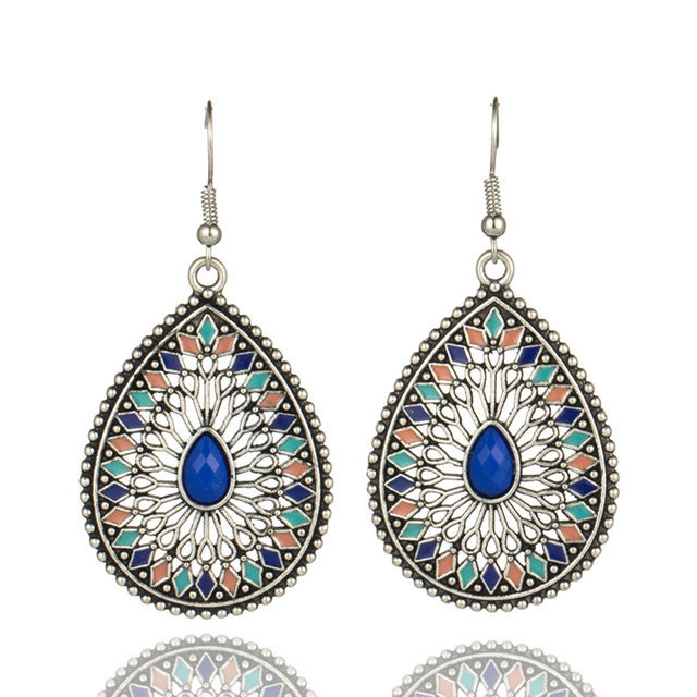 Trendy European & American Long Geometric Drop Earrings