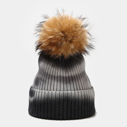 Bleeding Outdoors Windproof Knit Pom Beanie