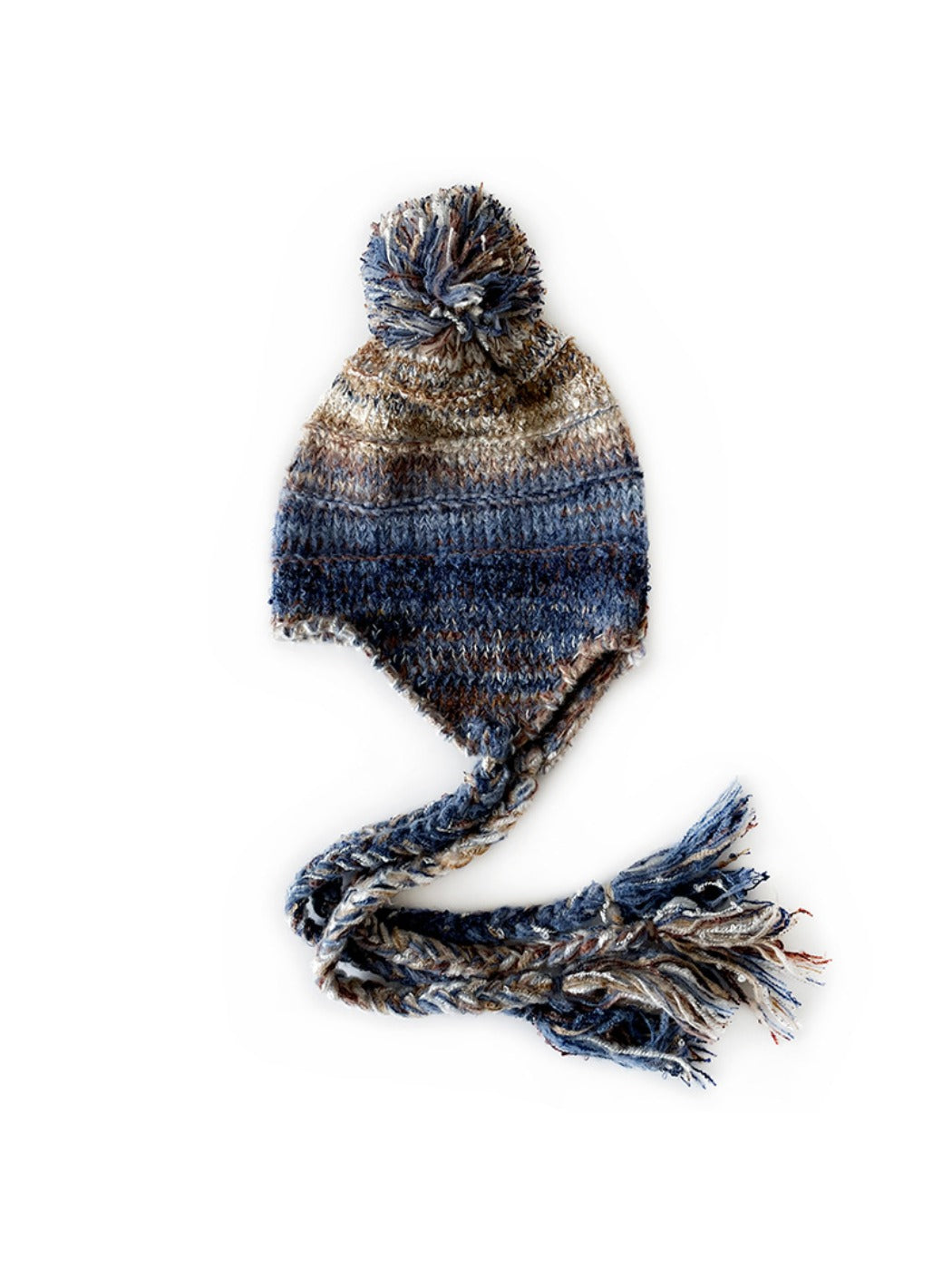 Haila - Women’s Colorblock Knit Earflap Beanie