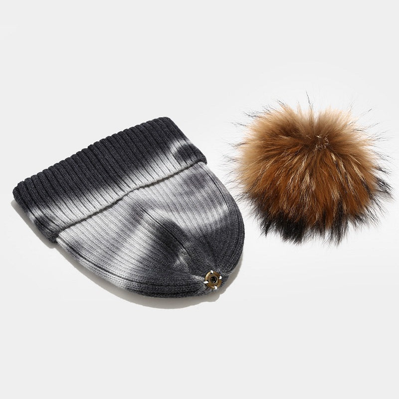 Bleeding Outdoors Windproof Knit Pom Beanie
